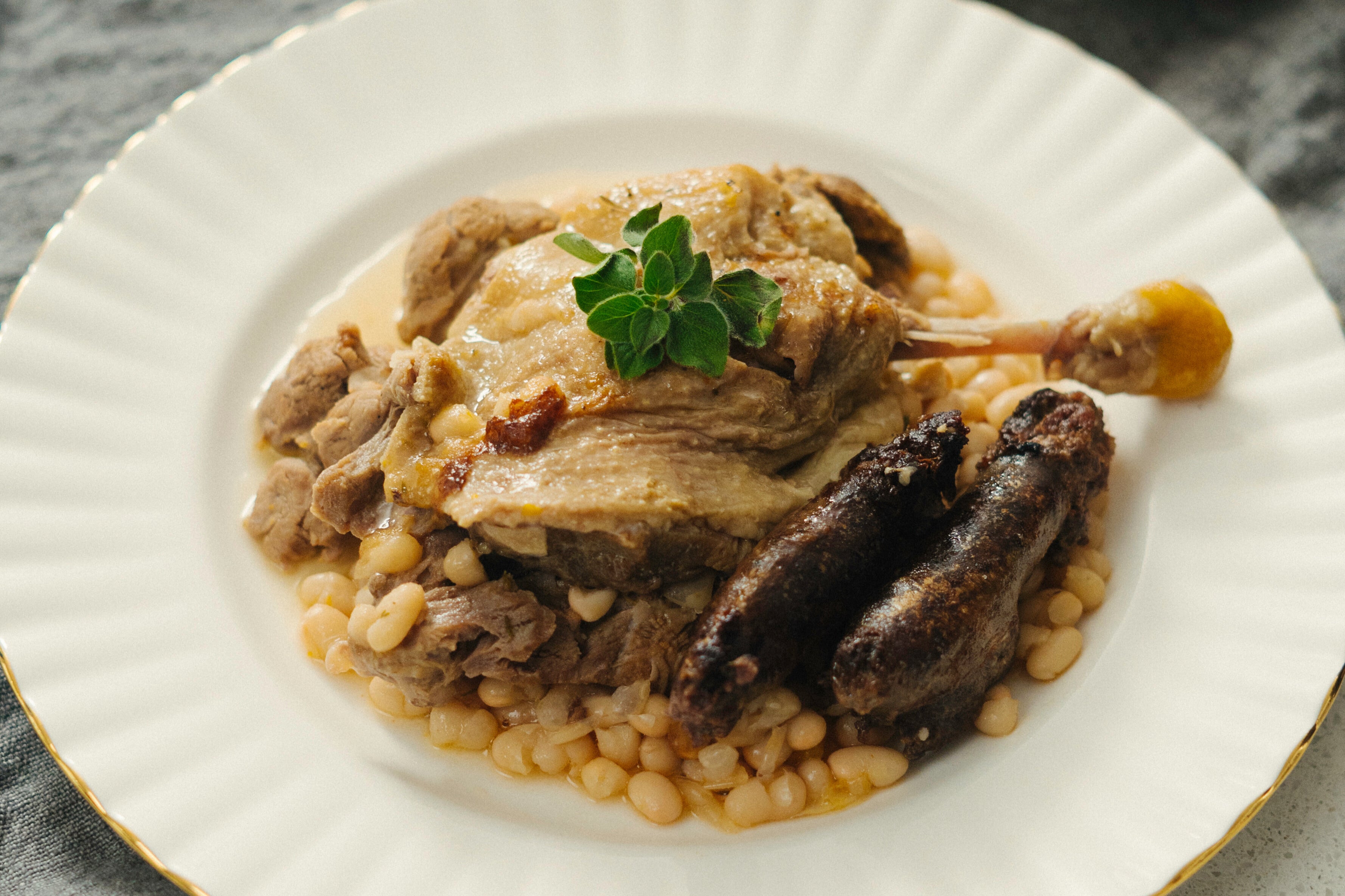 Cassoulet au confit d'oie - Spécial des Fêtes!