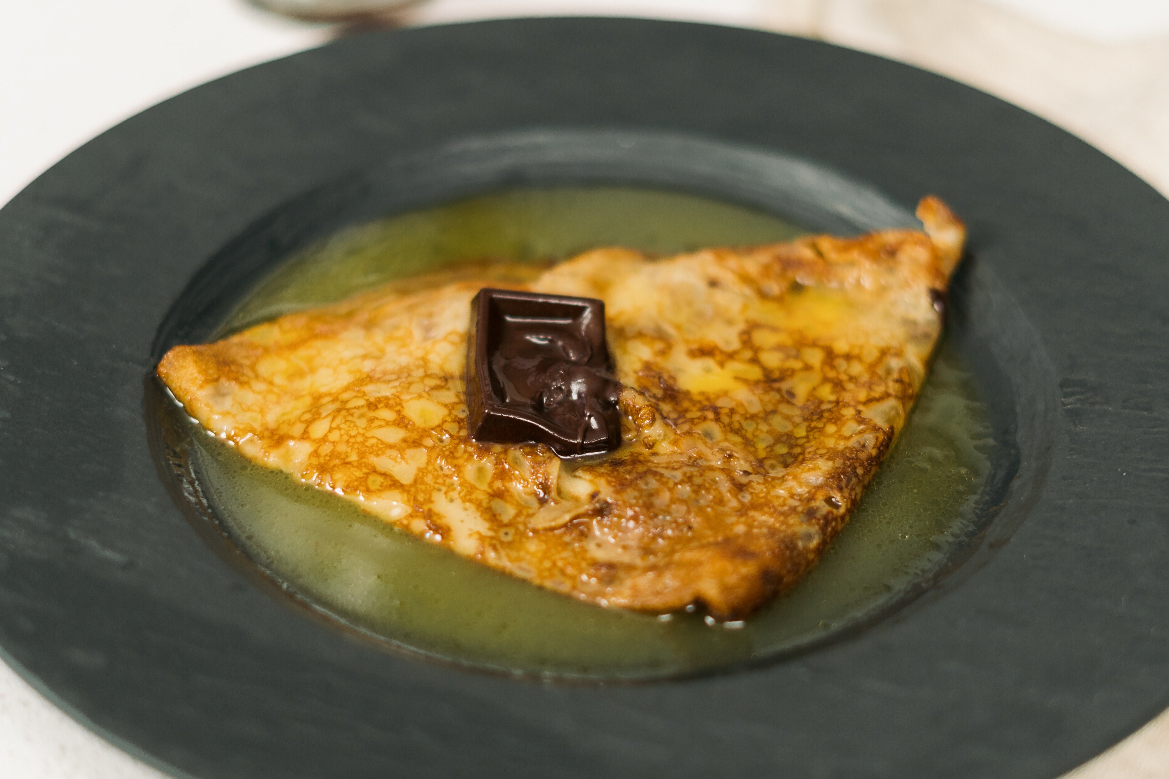 Crêpes Suzette flambées au Cointreau de Chef Christian
