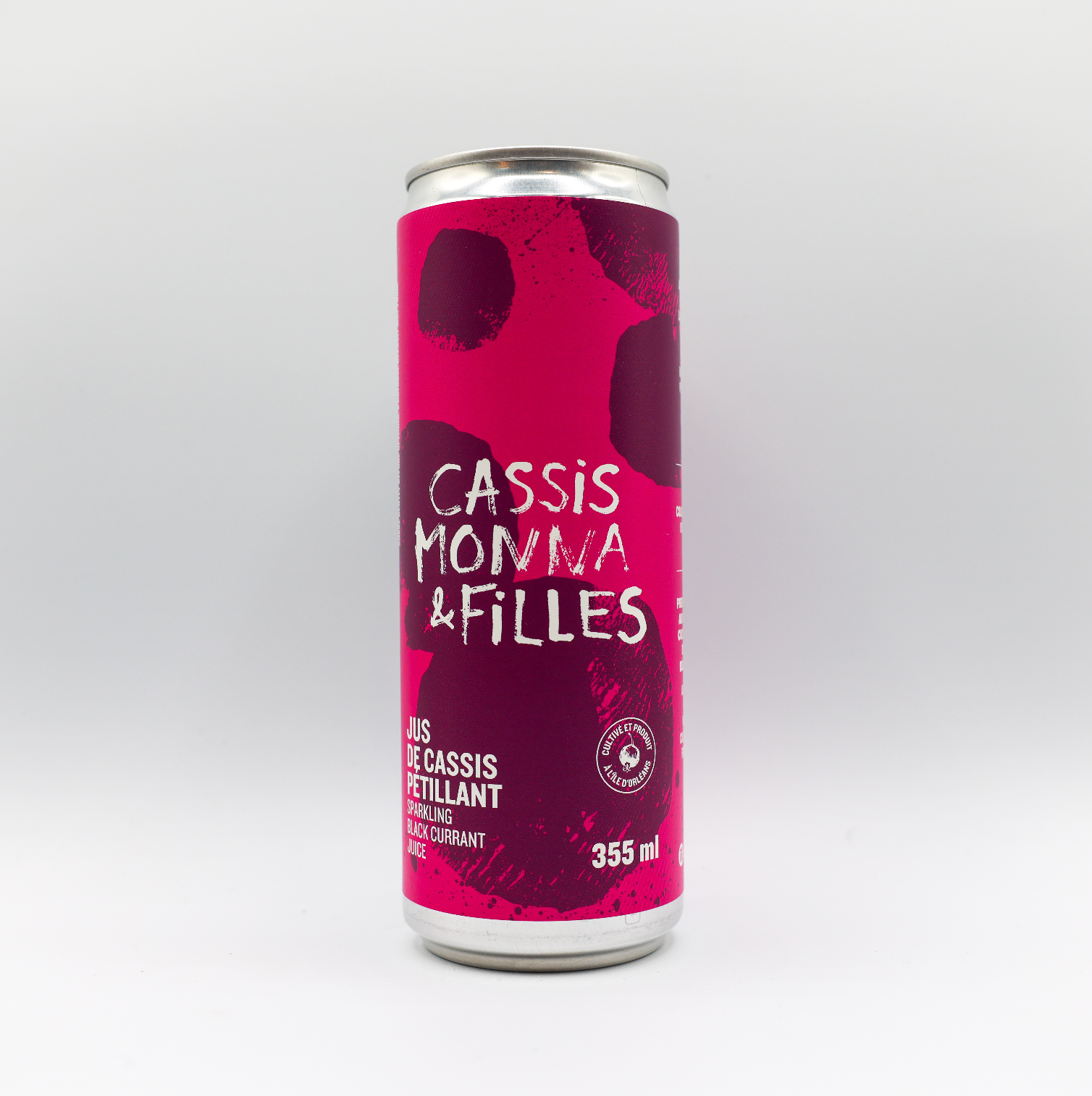 Jus de cassis pétillant