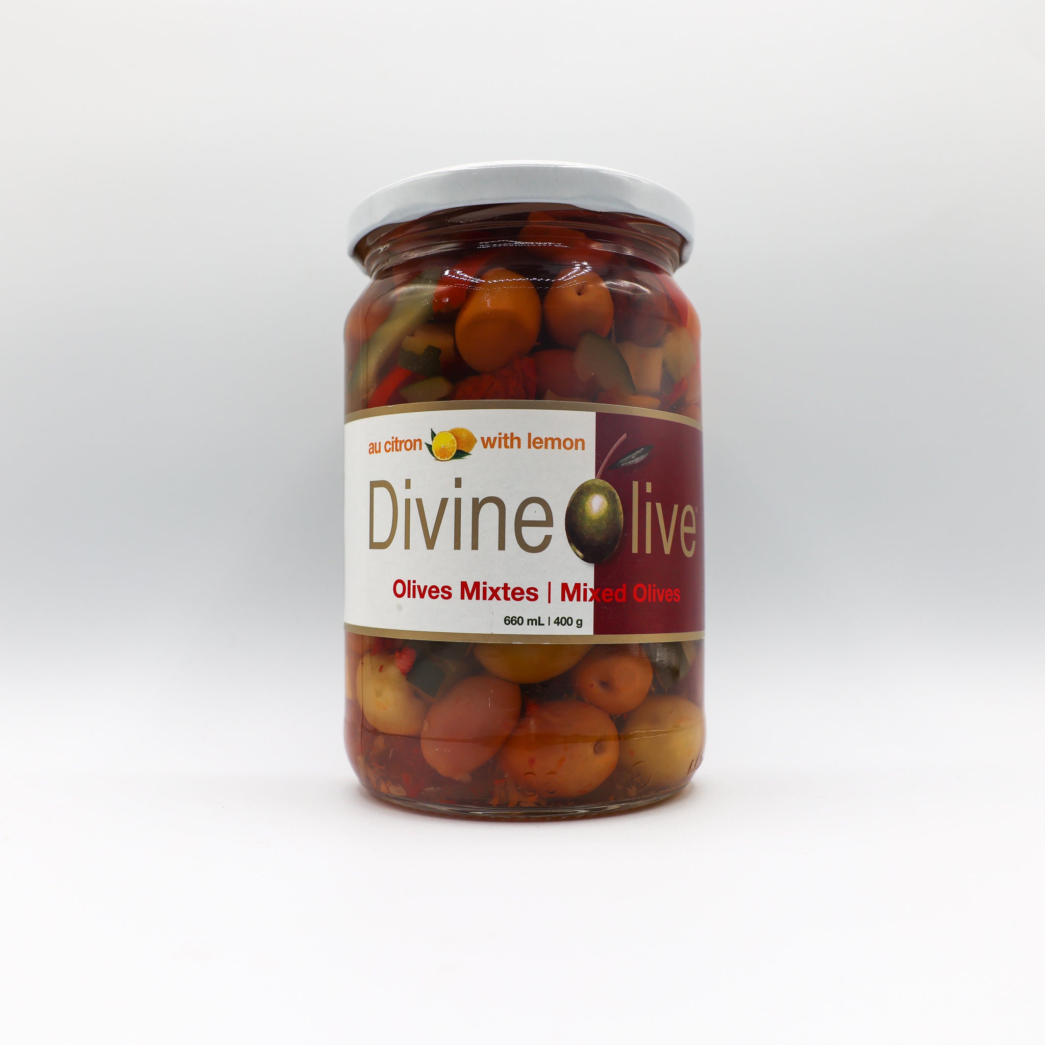 Olives mixtes au citron