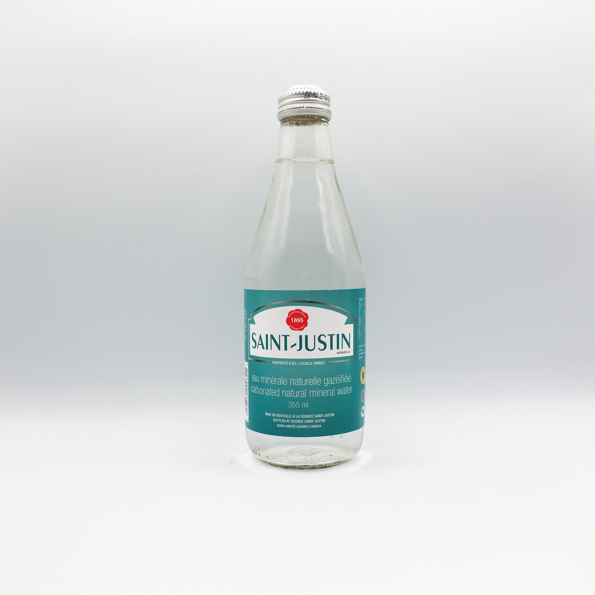 Eau minérale naturelle gazéfiée