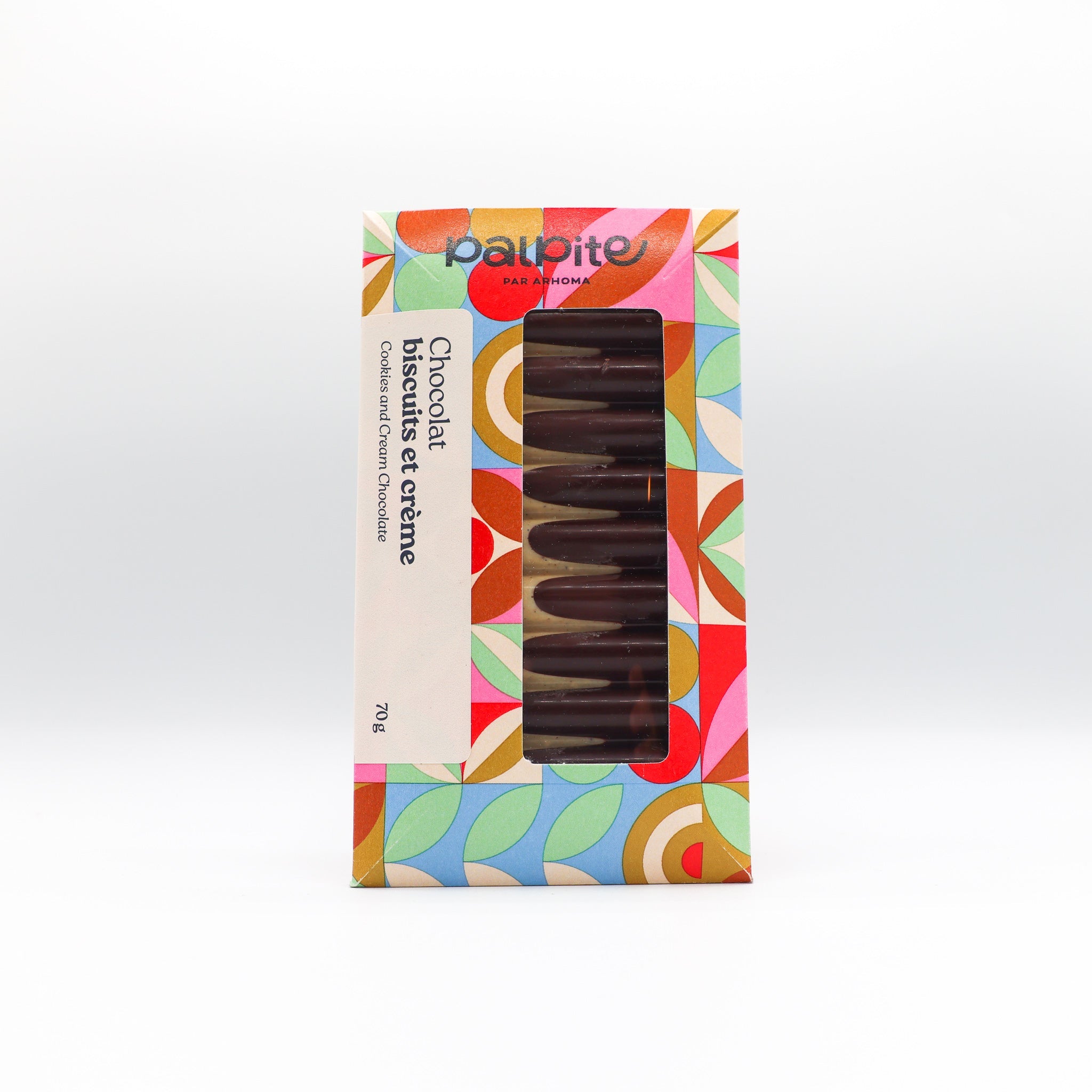 Tablette chocolat biscuit et crème