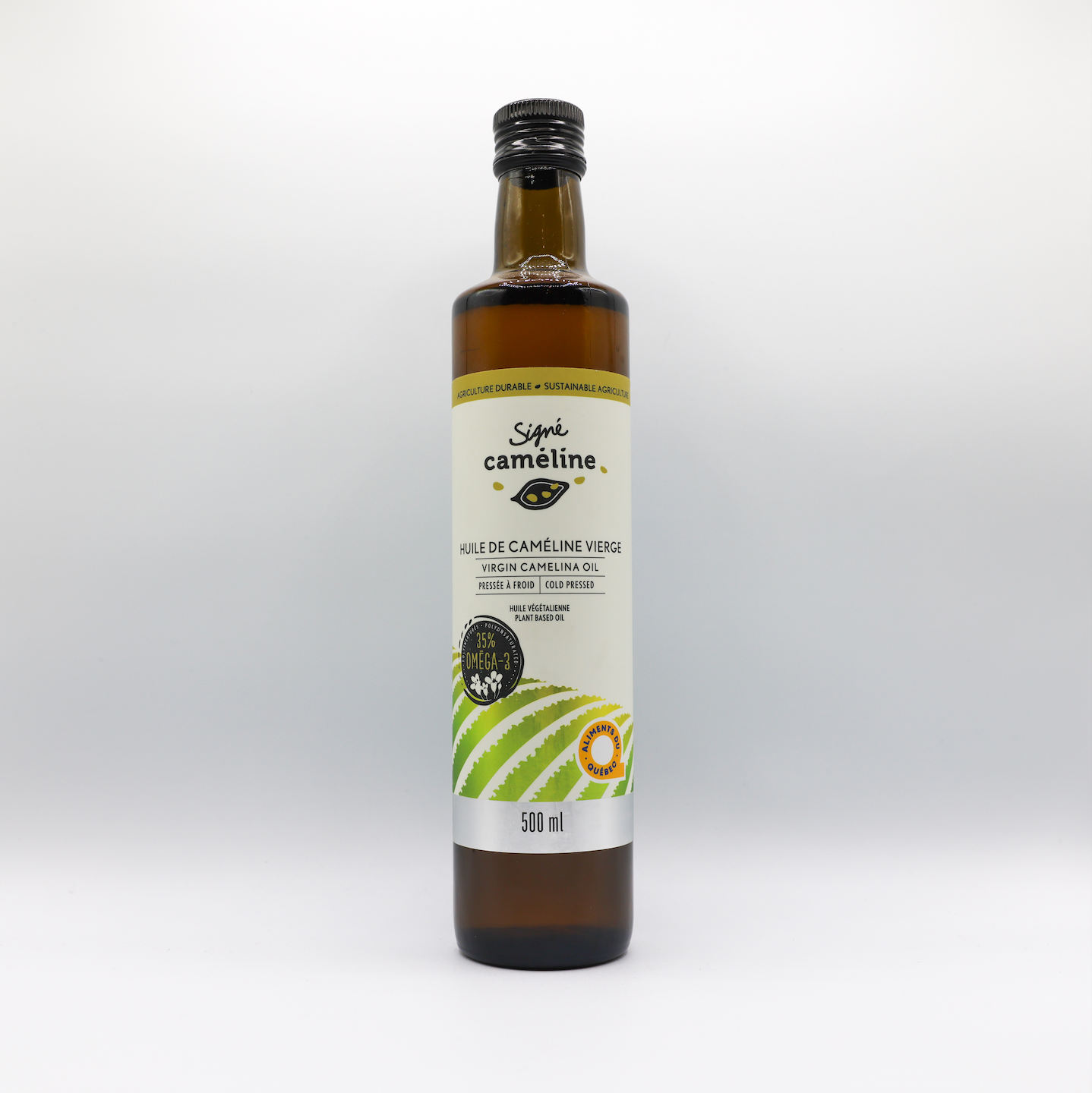 Virgin camelina oil