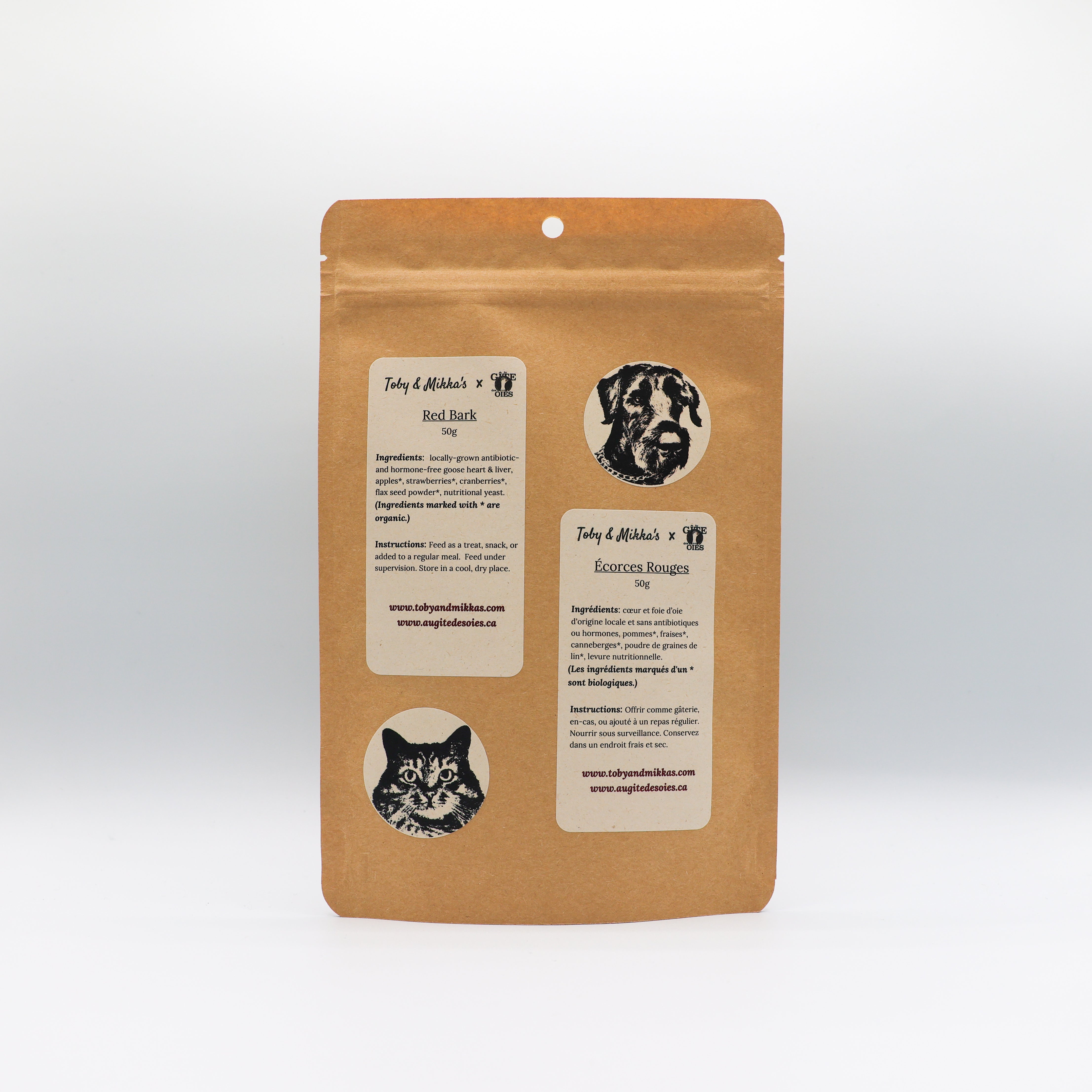 Goose treats for dogs and cats