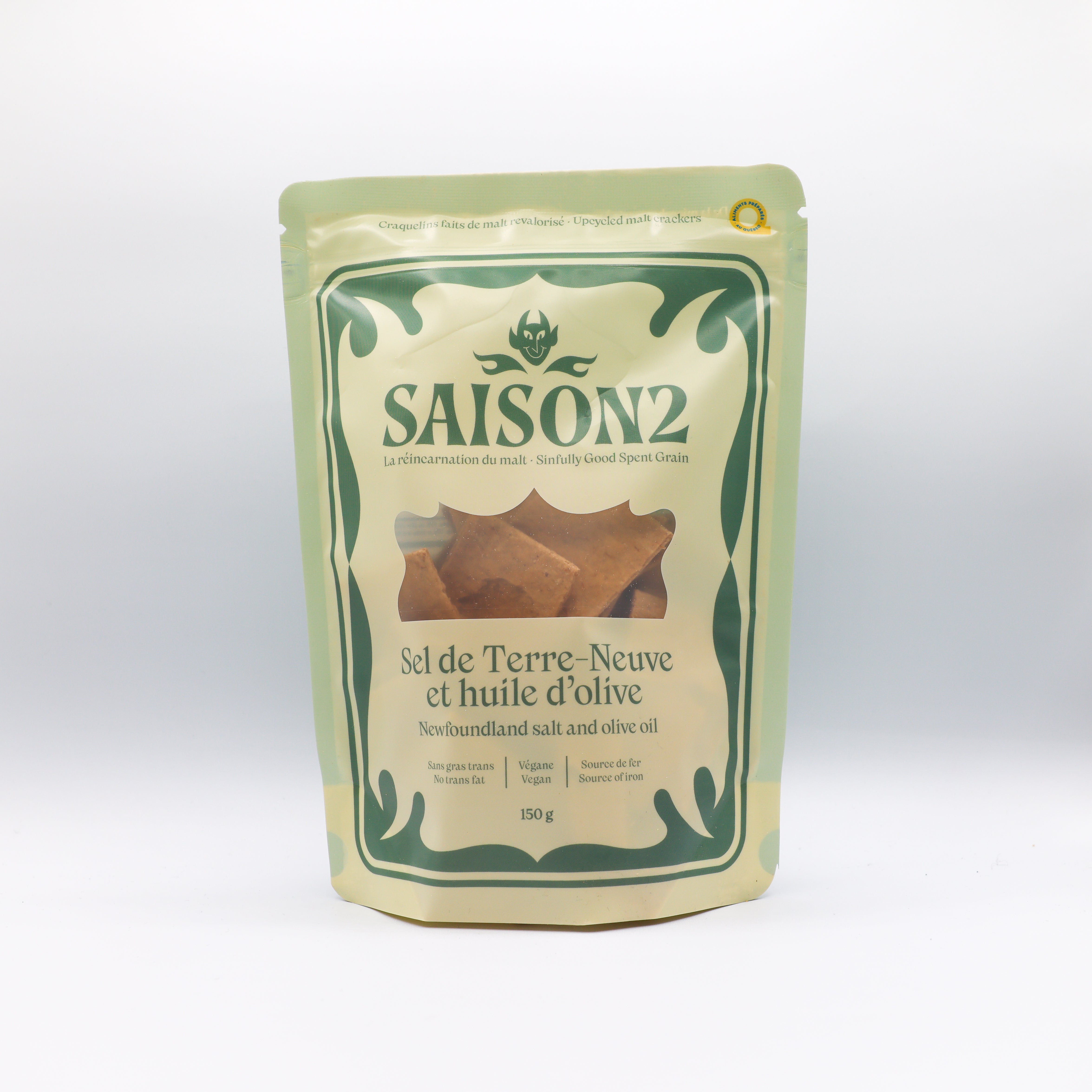 Newfoundland Salt and Olive Oil Crackers