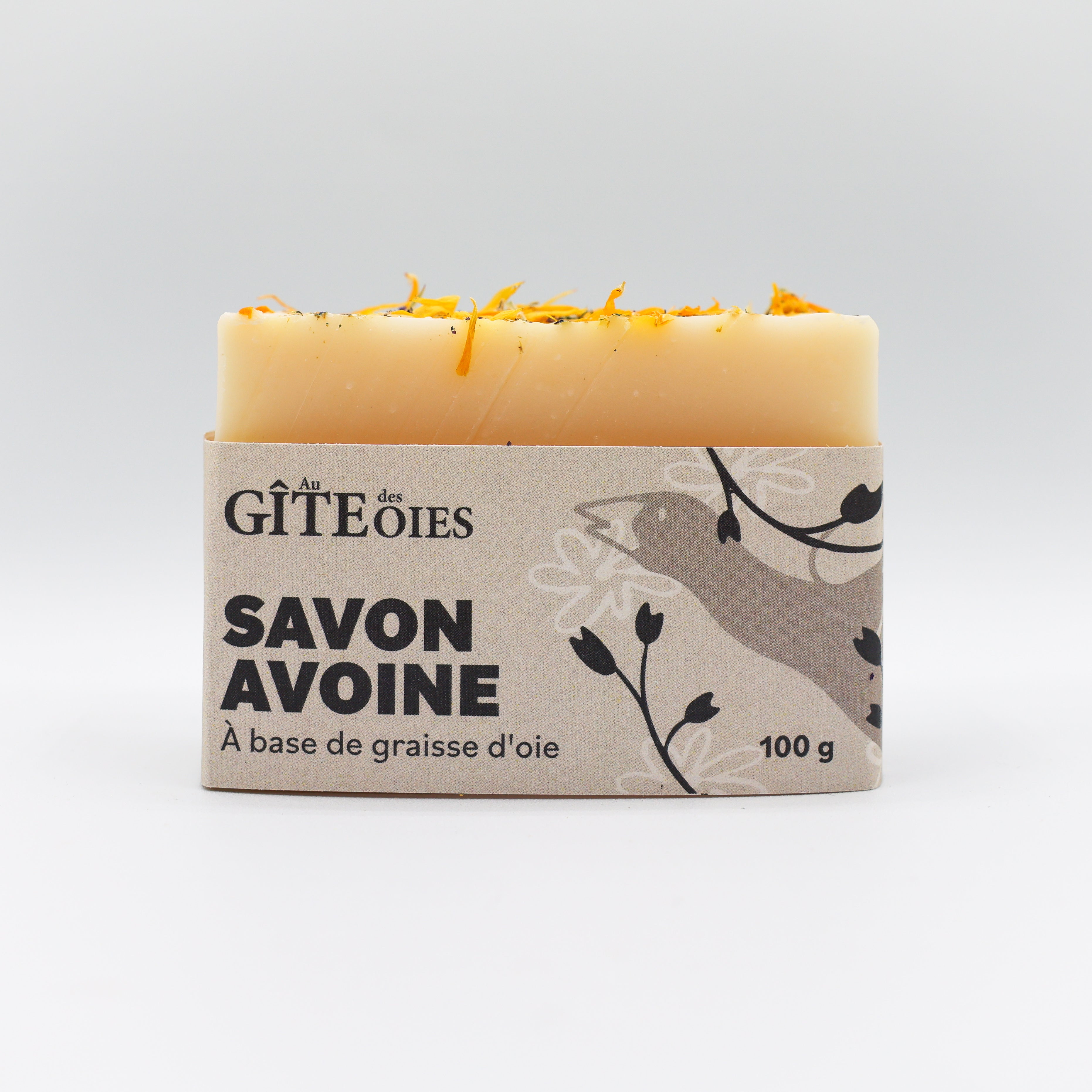 Savon gras d'oie et avoine