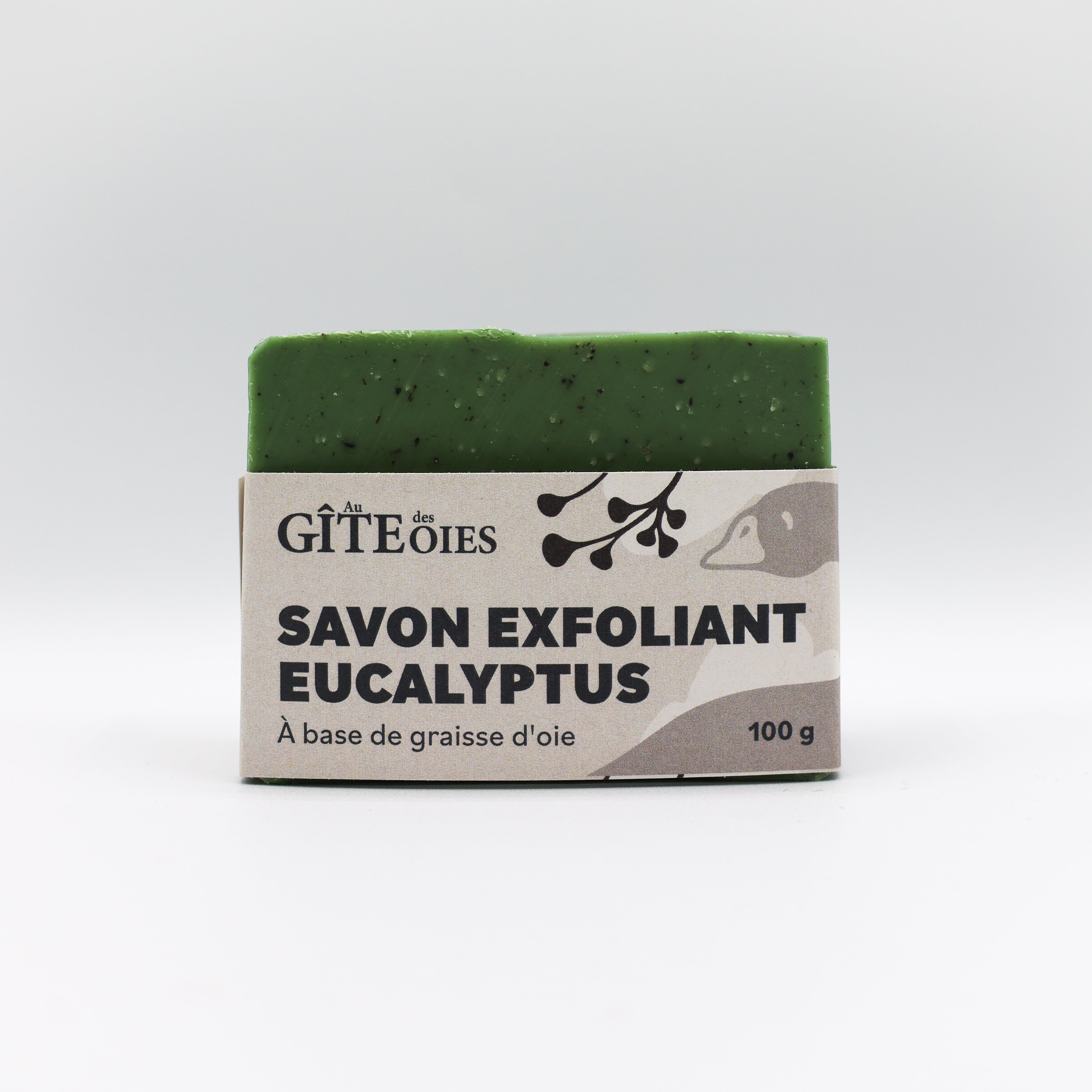 Exfoliant gras d'oie et eucalyptus