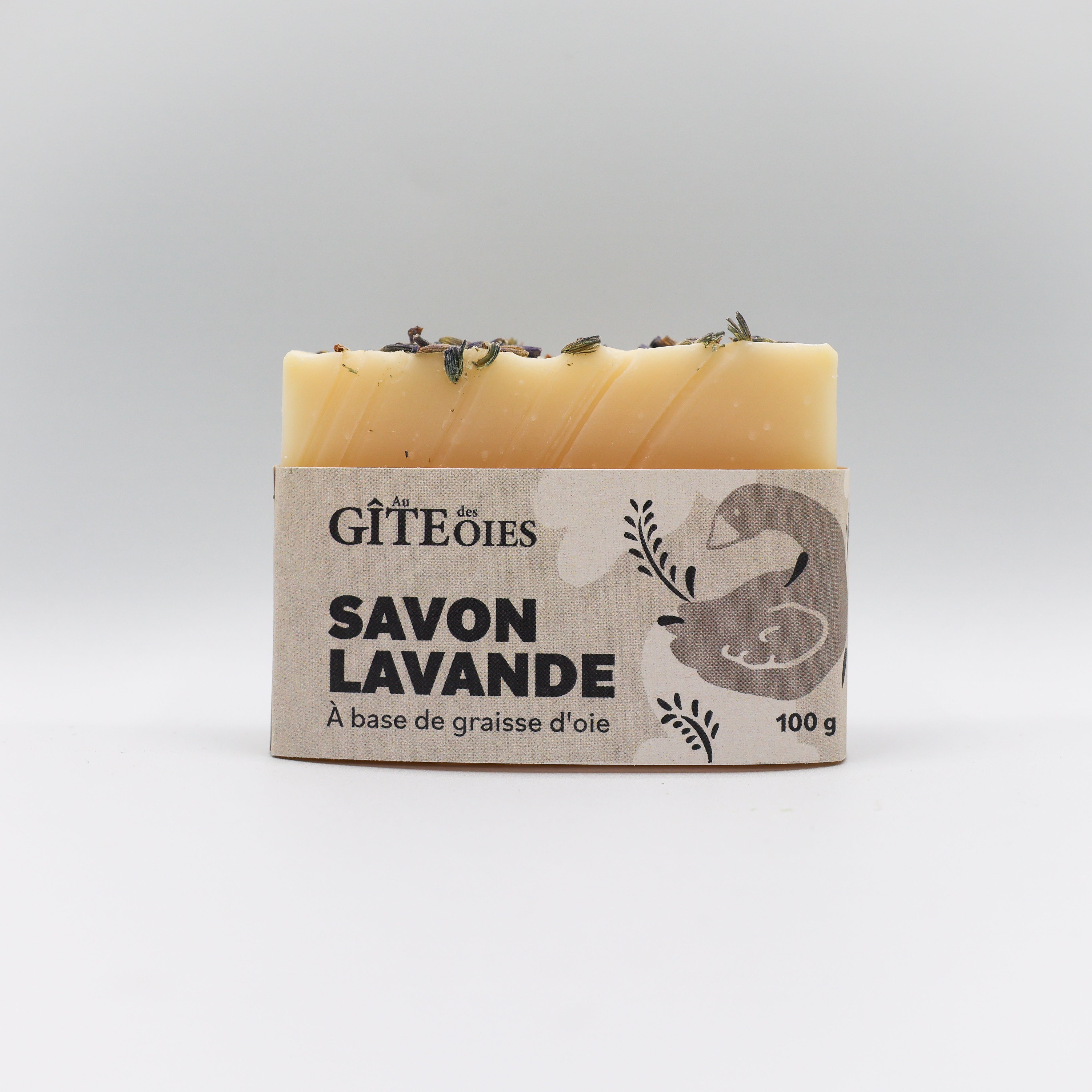 Savon gras d'oie et lavande