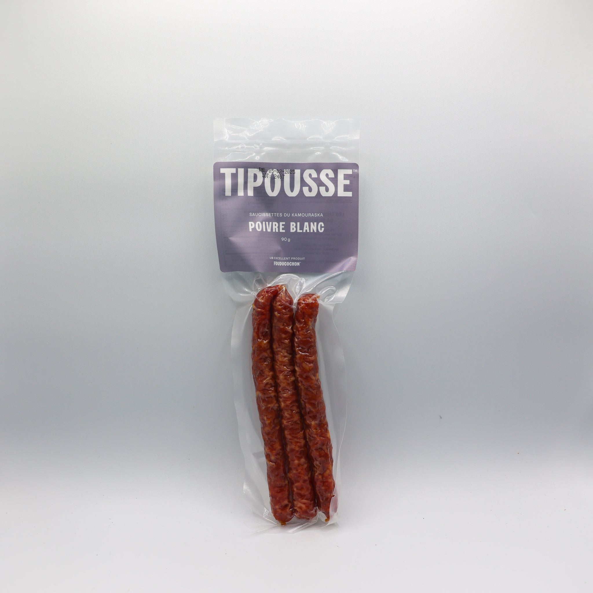 Saucissettes de Kamouraska - Poivre blanc