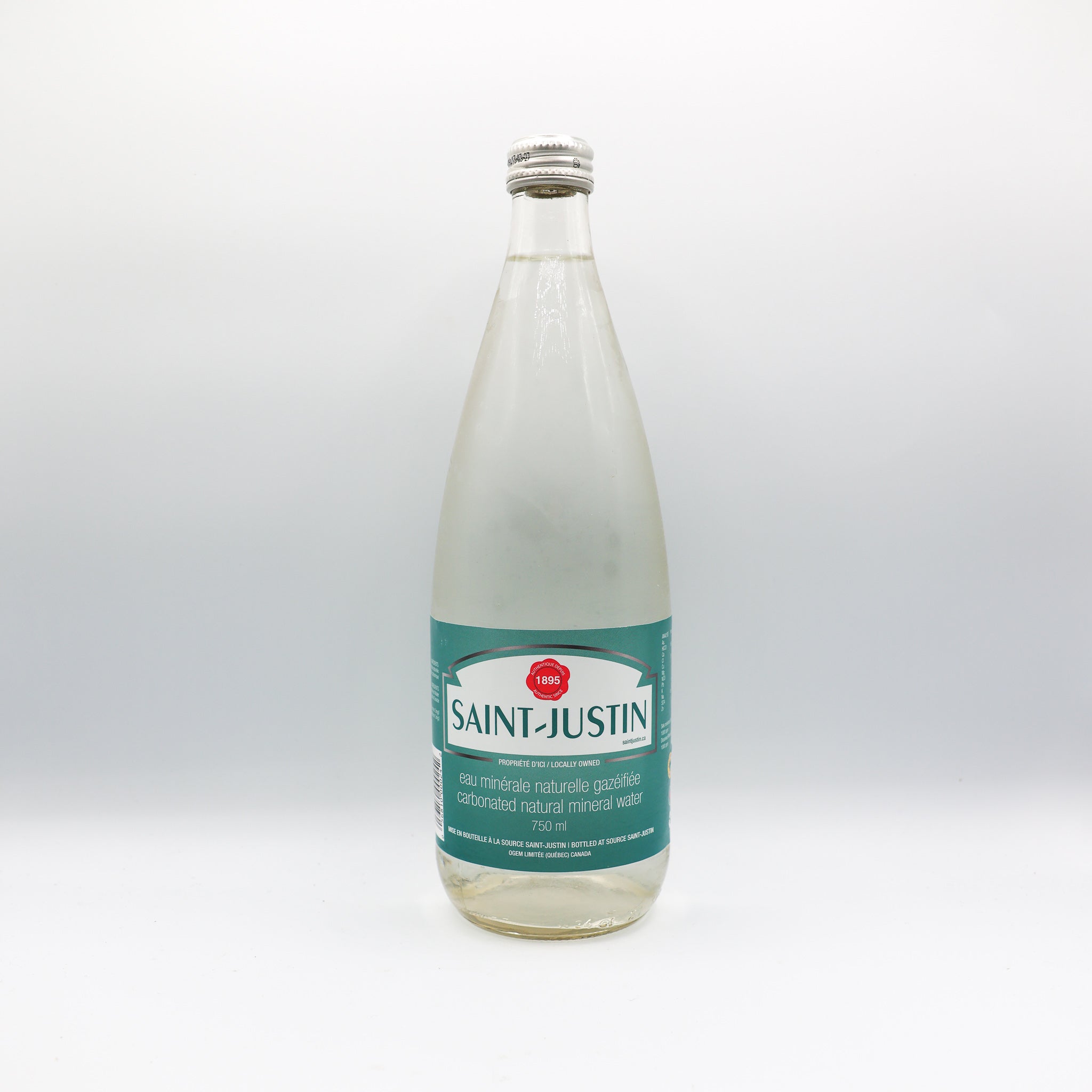 Eau minérale naturelle gazéfiée