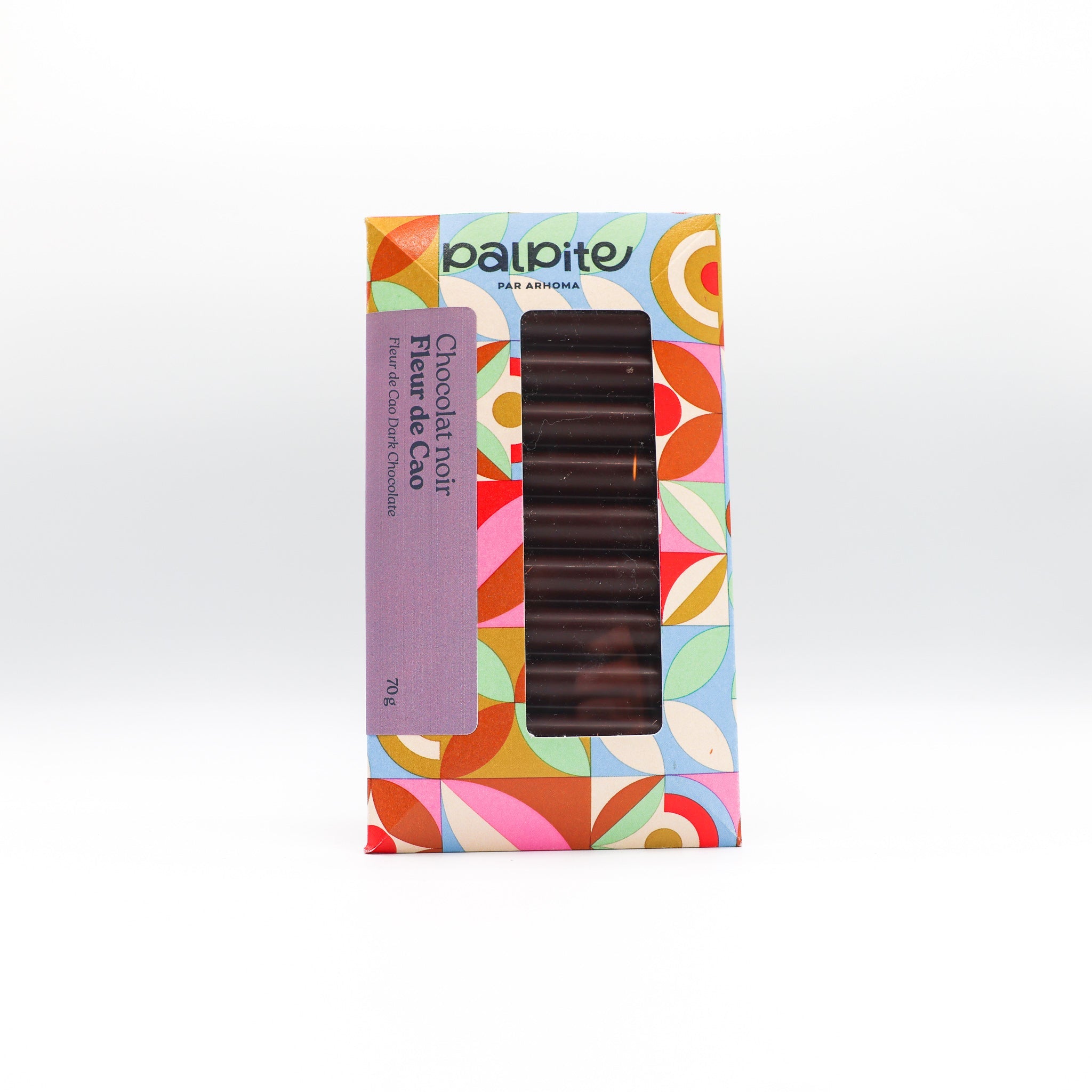 Tablette chocolat noir fleur de Cao