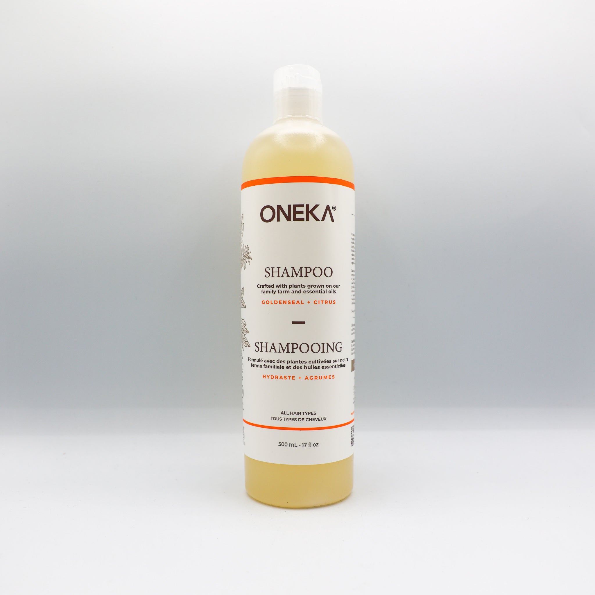 Shampooing hydraste et agrumes