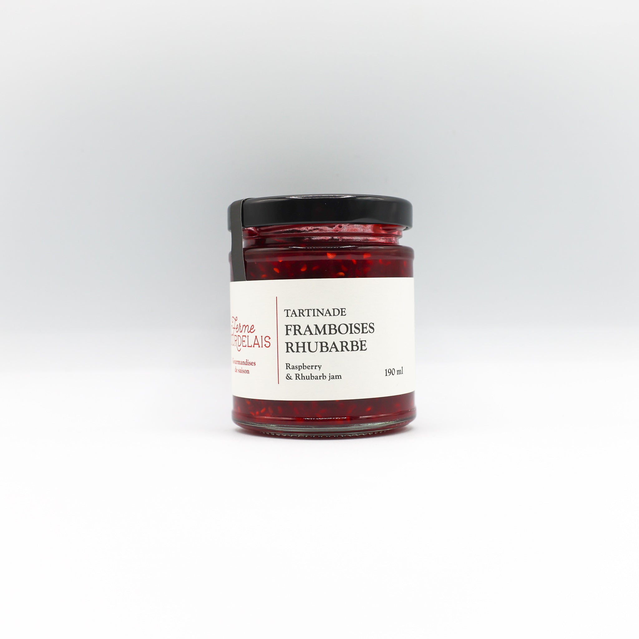 Tartinade framboises rhubarbe