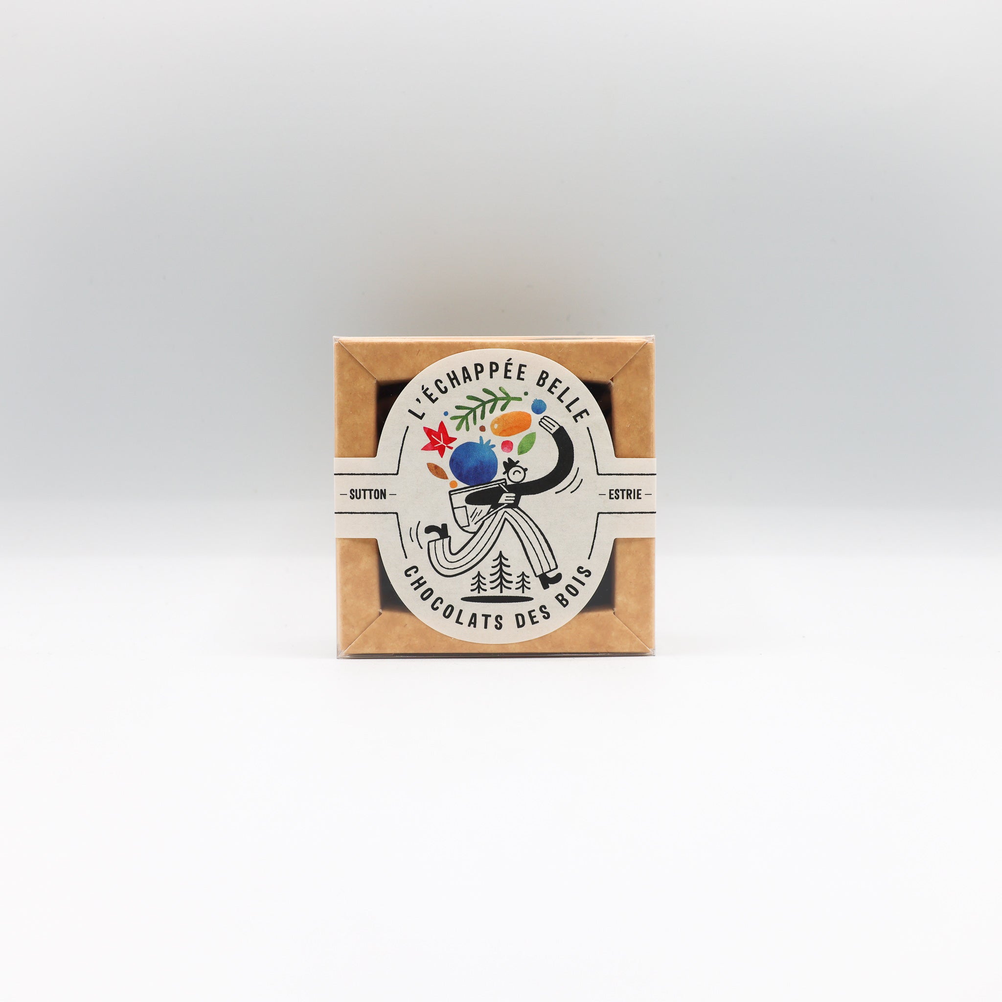 Coffret de 4 chocolats des bois