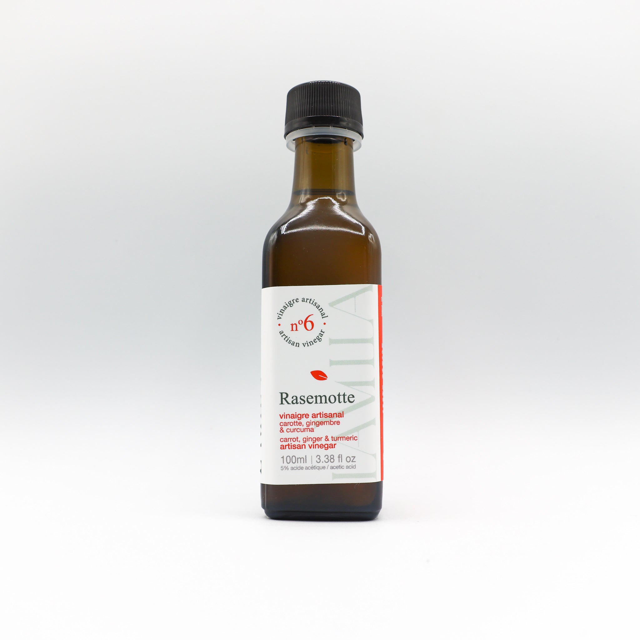 Vinaigre à la carotte, gingembre & curcuma - N˚6 Rasemotte