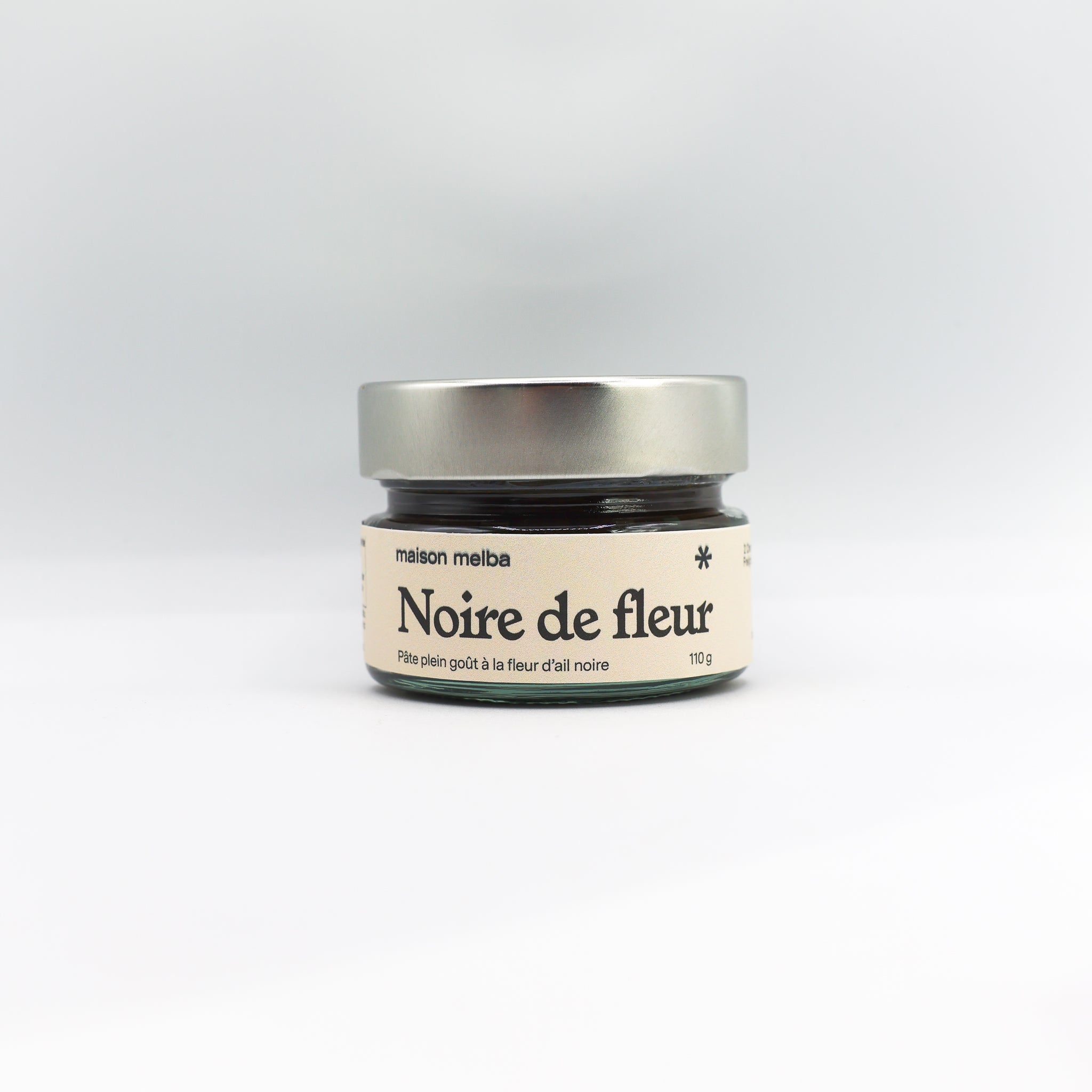 Noire de fleur - Pâte de fleur d'ail noire