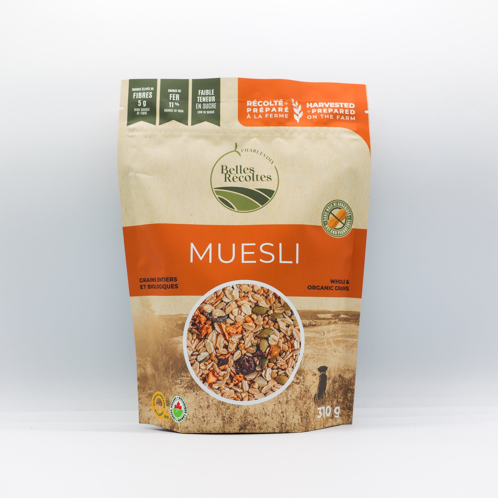 Muesli aux pommes biologique