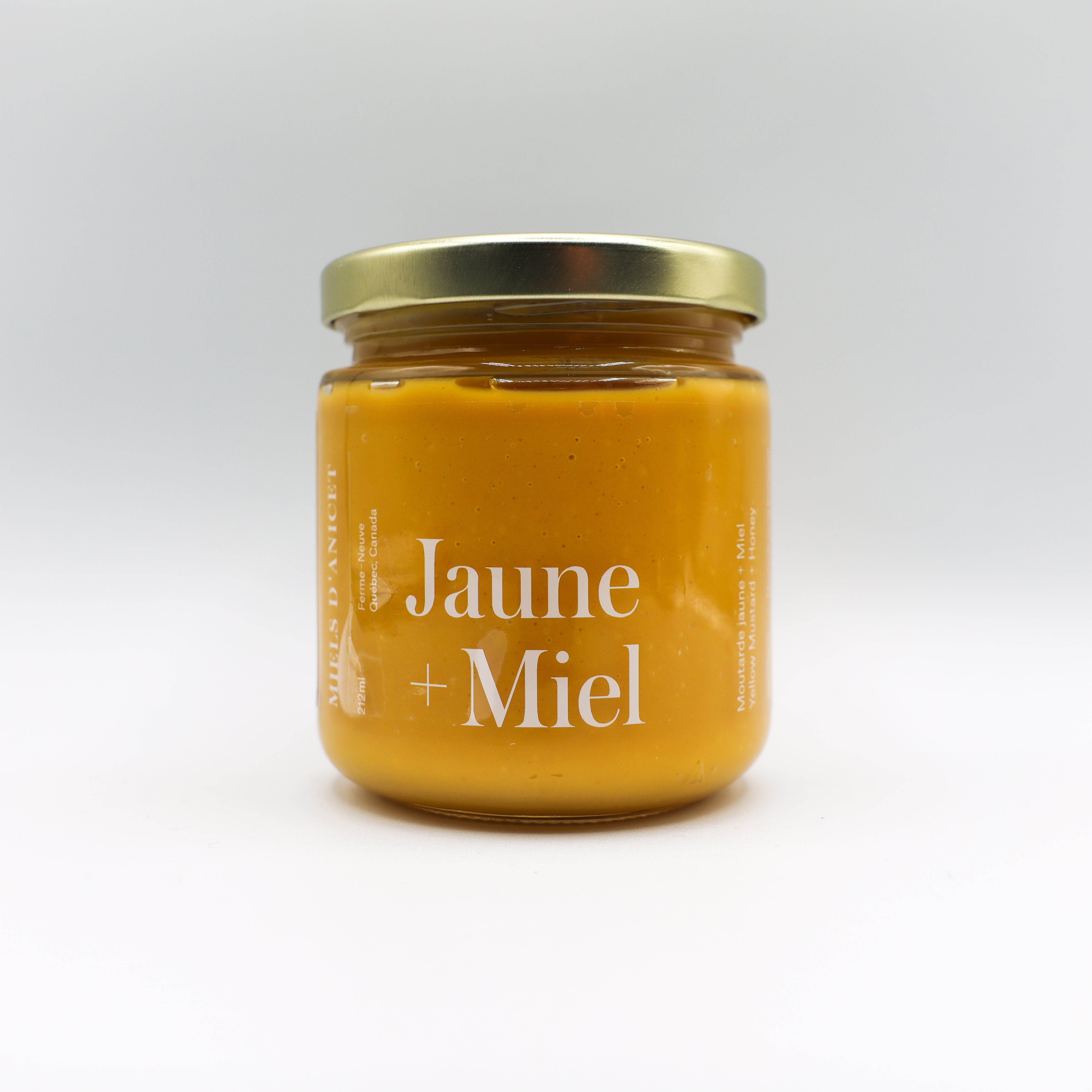 Organic yellow mustard + honey