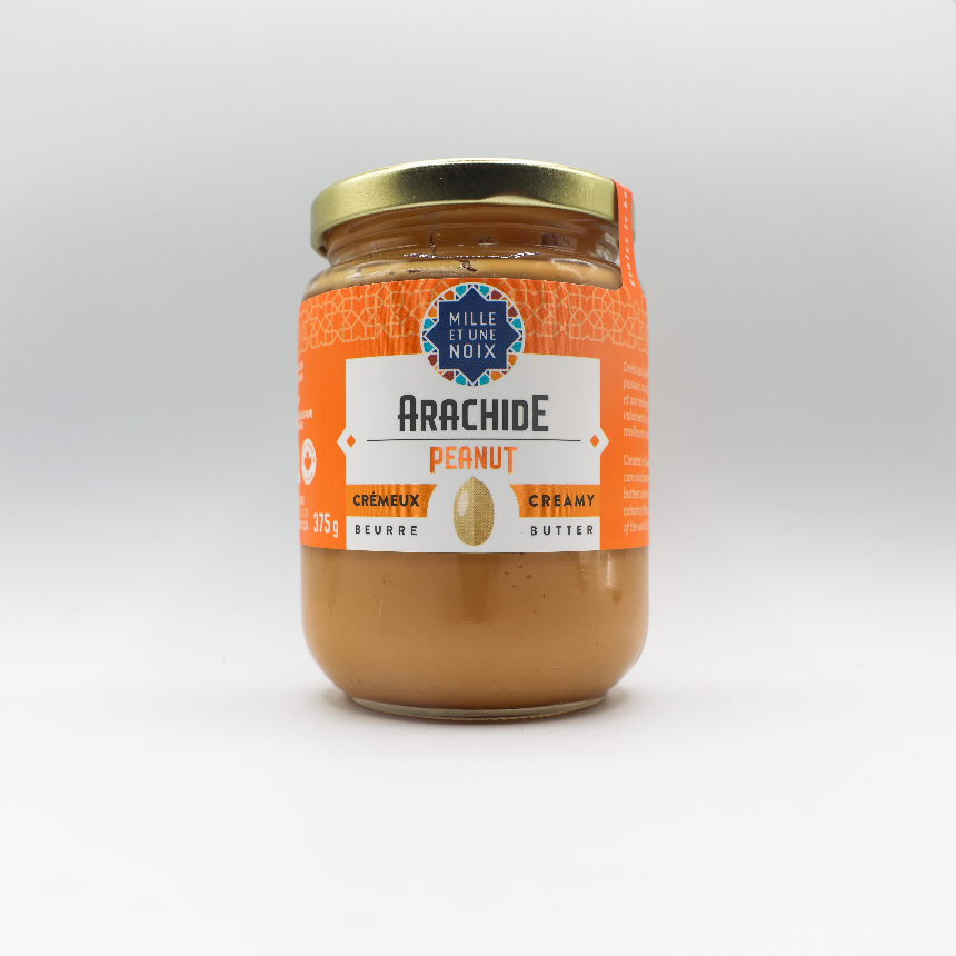 Beurre d'arachide crémeux bio