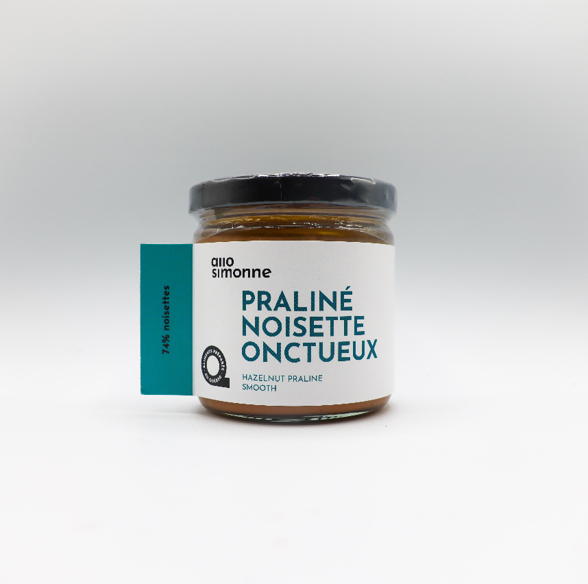 Tartinade noisette praliné onctueux